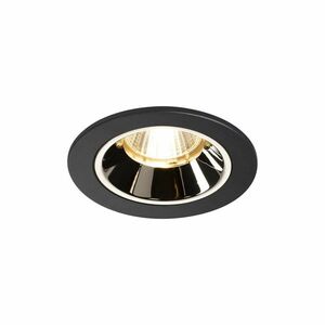 SLV BIG WHITE NUMINOS DL S vnitřní LED zápustné stropní svítidlo černá/chrom 3000 K 20° včetně listových pružin 1003795 obraz