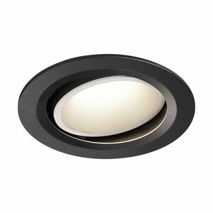 SLV BIG WHITE NUMINOS MOVE DL L vnitřní LED zápustné stropní svítidlo černá/bílá 3000 K 20° otočné a výkyvné 1003674 obraz