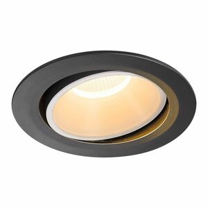 SLV BIG WHITE NUMINOS MOVE DL XL vnitřní LED zápustné stropní svítidlo černá/bílá 2700 K 20° otočné a výkyvné 1003698 obraz