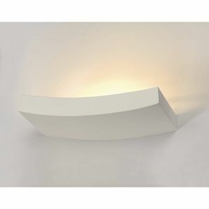 SLV BIG WHITE PLASTRA 102 CURVE, nástěnné svítidlo, bílá sádra, QT-DE12, max. 100 W 148012 obraz