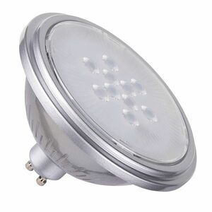 SLV BIG WHITE QPAR111 GU10 LED světelný zdroj stříbrný 7 W 2700 K CRI 90 40° 1005294 obraz