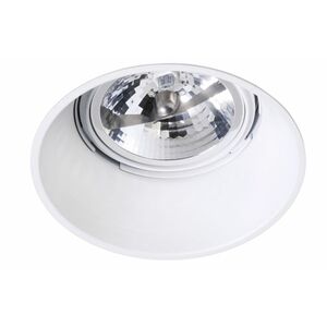 BPM Vestavné svítidlo Aluminio Blanco, bílá, 1x75W, 230V 8014 3162GU obraz