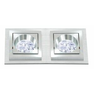 BPM Vestavné svítidlo Aluminio Plata, kartáčovaný hliník 2x50W, 12V 3067 obraz