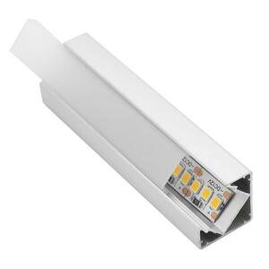 CENTURY AL PROFIL pro LED pásek 10mm rohový opálový kryt 18x18x12mm IP20 délka 2m CEN KPRAN-1818 obraz