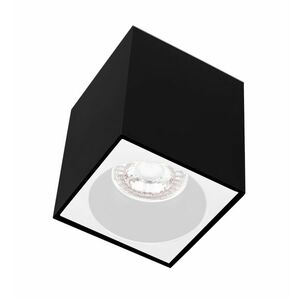 CENTURY ESSENZA přisazené svítidlo SQ GU10 černá/bílá 80mm obraz