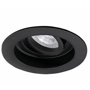 CENTURY KLAK ROUND XL vestavné nastavitelné svítidlo GU10 černá obraz