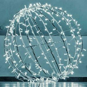 DecoLED LED světelná koule, ledově bílá, pr. 100 cm obraz