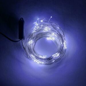 DecoLED LED světelný řetěz - 12 x 1, 5 m, ledově bílá, 180 diod obraz