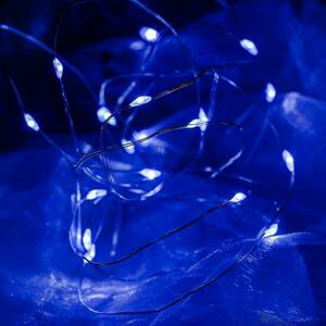 DecoLED LED světelný řetěz na baterie - modrý, 20 diod, 2, 3 m obraz