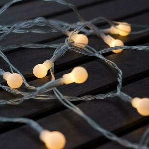 DecoLED LED světelný řetěz na baterie - teple bílá, 10 diod, 2, 1m obraz