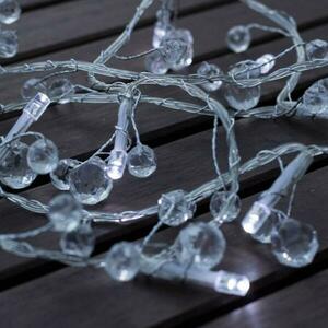 DecoLED LED světelný řetěz, krystalky, 1, 3m obraz