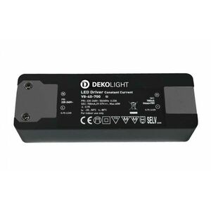 Light Impressions Deko-Light LED-napájení BASIC, CC, V8-40-700mA/40W konstantní proud 700 mA IP20 29-57V DC 20, 30-40, 00 W 862199 obraz