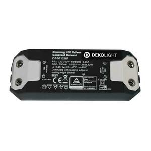 Light Impressions Deko-Light LED-napájení BASIC, DIM, CC, D350012UF/12W konstantní proud 350 mA IP20 stmívatelné 18-35V DC 6, 30-12, 00 W 862203 obraz