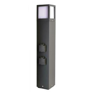 Light Impressions Deko-Light stojací svítidlo Facado Socket 220-240V AC/50-60Hz E27 1x max. 20, 00 W 650 mm tmavěšedá 733064 obraz