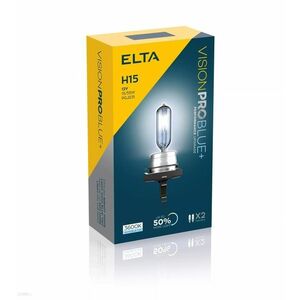 ELTA H15 VisionProBlue +50% 15/55W 12V PGJ23t-1 sada 2ks EB2715TR obraz