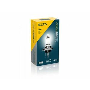 ELTA H4 VisionPro +50% 60/55W 12V P43t sada 2ks obraz