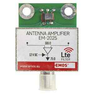 EMOS Anténní předzesilovač 25dB VHF/UHF 2507100600 obraz
