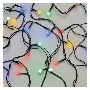 EMOS LED vánoční cherry řetěz – kuličky, 8 m, venkovní i vnitřní, multicolor, programy D5AM05 obraz