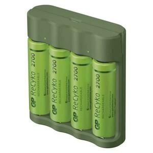 EMOS Nabíječka baterií GP Everyday B421 + 4× AA ReCyko 2700 + USB B52427U obraz