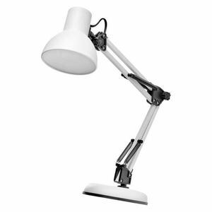 EMOS Stolní lampa LUCAS na žárovku E27, bílá Z7609W obraz