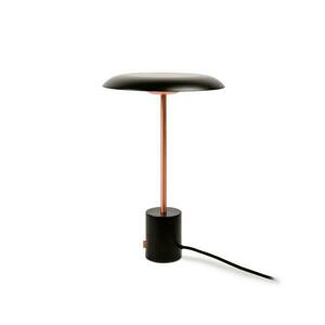 FARO HOSHI černá a broušená měď stolní lampa obraz