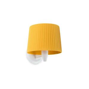 FARO SAMBA bílá/skládaná žlutá nástěnná lampa obraz