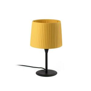 FARO SAMBA černá/skládaná žlutá mini stolní lampa obraz