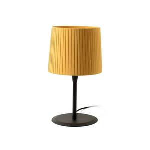 FARO SAMBA černá/skládaná žlutá stolní lampa obraz