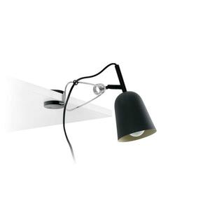 FARO STUDIO černá a krémová stolní lampa s klipem obraz