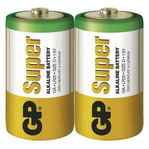 GP Batteries GP Alkalická baterie GP Super LR20 (D) fólie 1013402000 obraz