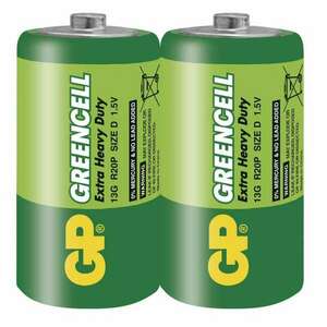 GP Batteries GP Zinkochloridová baterie GP Greencell R20 (D) fólie 1012402000 obraz