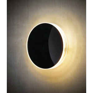 HEITRONIC LED nástěnné svítidlo MARBELLA černá 12W 3000K 500629 obraz