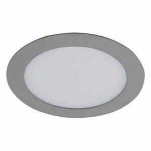 HEITRONIC LED Panel LYON 168mm 12W kruhové stříbrná stmívatelné 230V AC 3000K 500159 obraz