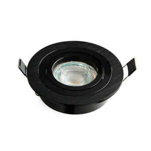 HEITRONIC vestavné svítidlo DL7801 černá kruhové GU10 500595 obraz
