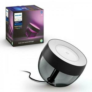 Philips Hue LED White and Color Ambiance Bluetooth Stolní lampa Iris 8719514264489 8, 1W 570lm 2000-6500K RGB IP20 černá obraz