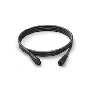 Hue Prodlužovací nízkonapěťový kabel 2, 5m k venkovním svítidlům Philips Hue 17368/30/PN, IP67, černý obraz