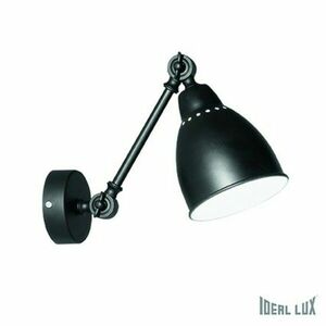 Ideal Lux NEWTON AP1 NERO LAMPA NÁSTĚNNÁ 027852 obraz