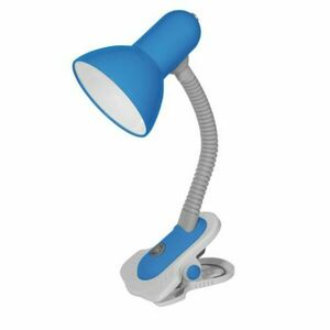 Kanlux SUZI stolní lampa modrá HR-60-BL max.1x60W E27 s klipem 07152 obraz