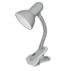 Kanlux SUZI stolní lampa stříbrná HR-60-SR max.1x60W E27 s klipem 07150 obraz