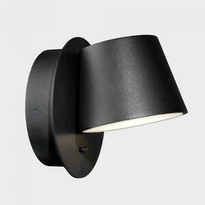 KOHL LIGHTING KOHL-Lighting BOT nástěnné svítidlo pr. 117 mm černá 6 W CRI 80 3000K Non-Dimm obraz