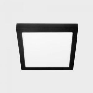 KOHL LIGHTING KOHL-Lighting DISC SLIM SQ stropní svítidlo 225x225 mm černá 24 W CRI 80 3000K Non-Dimm obraz