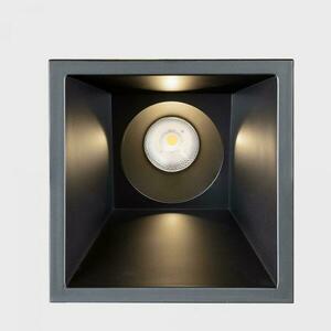 KOHL LIGHTING KOHL-Lighting NOON SQ ASYMETRIC zapuštěné svítidlo s rámečkem 93x93 mm černá 38° 5 W CRI 80 3000K DALI obraz