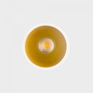 KOHL LIGHTING KOHL-Lighting NOON zapuštěné svítidlo s rámečkem pr.83 mm bílá-zlatá 38° 7 W CRI 80 3000K 1.10V obraz