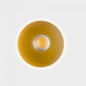 KOHL LIGHTING KOHL-Lighting NOON zapuštěné svítidlo s rámečkem pr.93 mm bílá-zlatá 38° 10 W CRI 80 3000K Non-Dimm obraz