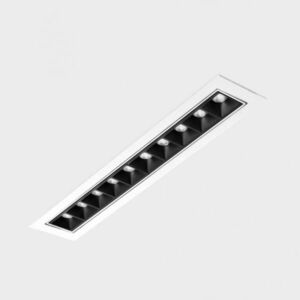 KOHL LIGHTING KOHL-Lighting NSES TILT zapuštěné svítidlo s rámečkem 300x58 mm bílá-černá 20 W CRI 90 2700K 1.10V obraz