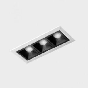 KOHL LIGHTING KOHL-Lighting NSES zapuštěné svítidlo s rámečkem 105x45 mm bílá-černá 6 W CRI 90 2700K DALI obraz