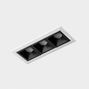 KOHL LIGHTING KOHL-Lighting NSES zapuštěné svítidlo s rámečkem 105x45 mm bílá-černá 6 W CRI 90 2700K PUSH obraz