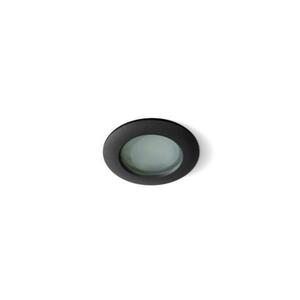 Koupelnové stropní zápustné bodové svítidlo AZzardo Emilio black AZ0809 MR16/GU10 1x50W IP54 9cm černé obraz