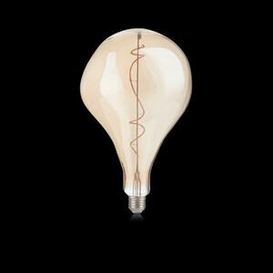 LED filamentová žárovka Ideal Lux Vintage Crash Ambra 237251 E27 4W 200lm 2200K jantarová obraz