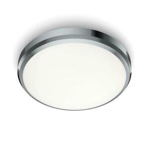 LED Koupelnové stropní přisazené svítidlo Philips DORIS CL257 8718699777210 6W 640lm 4000K IP44 22cm chromové obraz